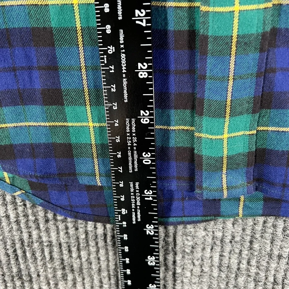 Polo Ralph Lauren Shirt Mens Blackwatch Plaid Long Sleeve Button Up Casual